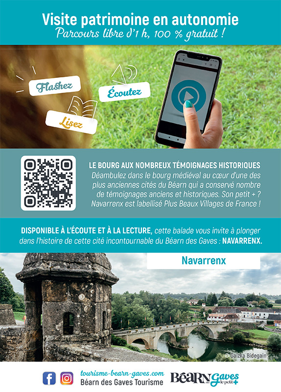 Curiste en cure a salies de bearn Visites-patrimoine-Navarrenx