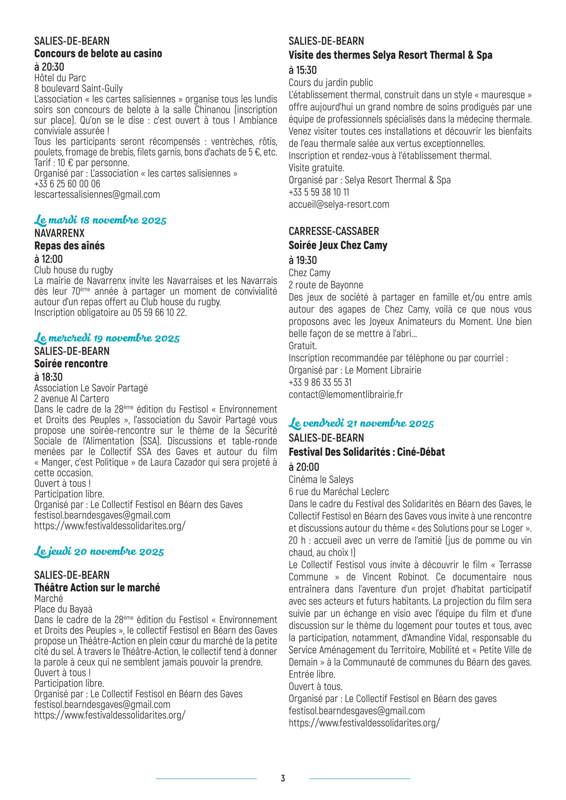 Salies Thermes Agenda-animations curiste location appartement-08-11-25-au-23-11-25 p3