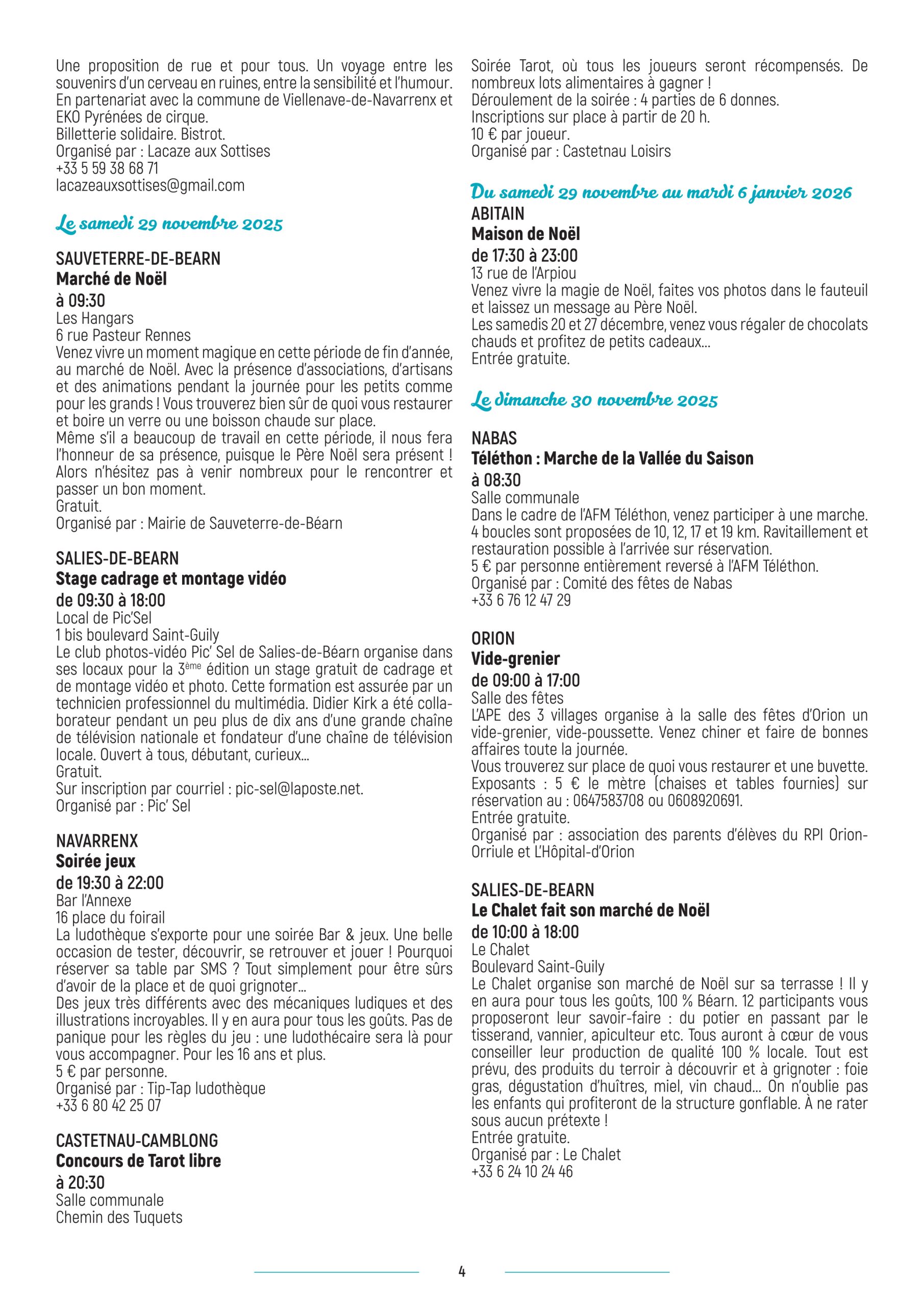 4 Salies Thermes Agenda-animations-du-22-11-25-au-07-12-25