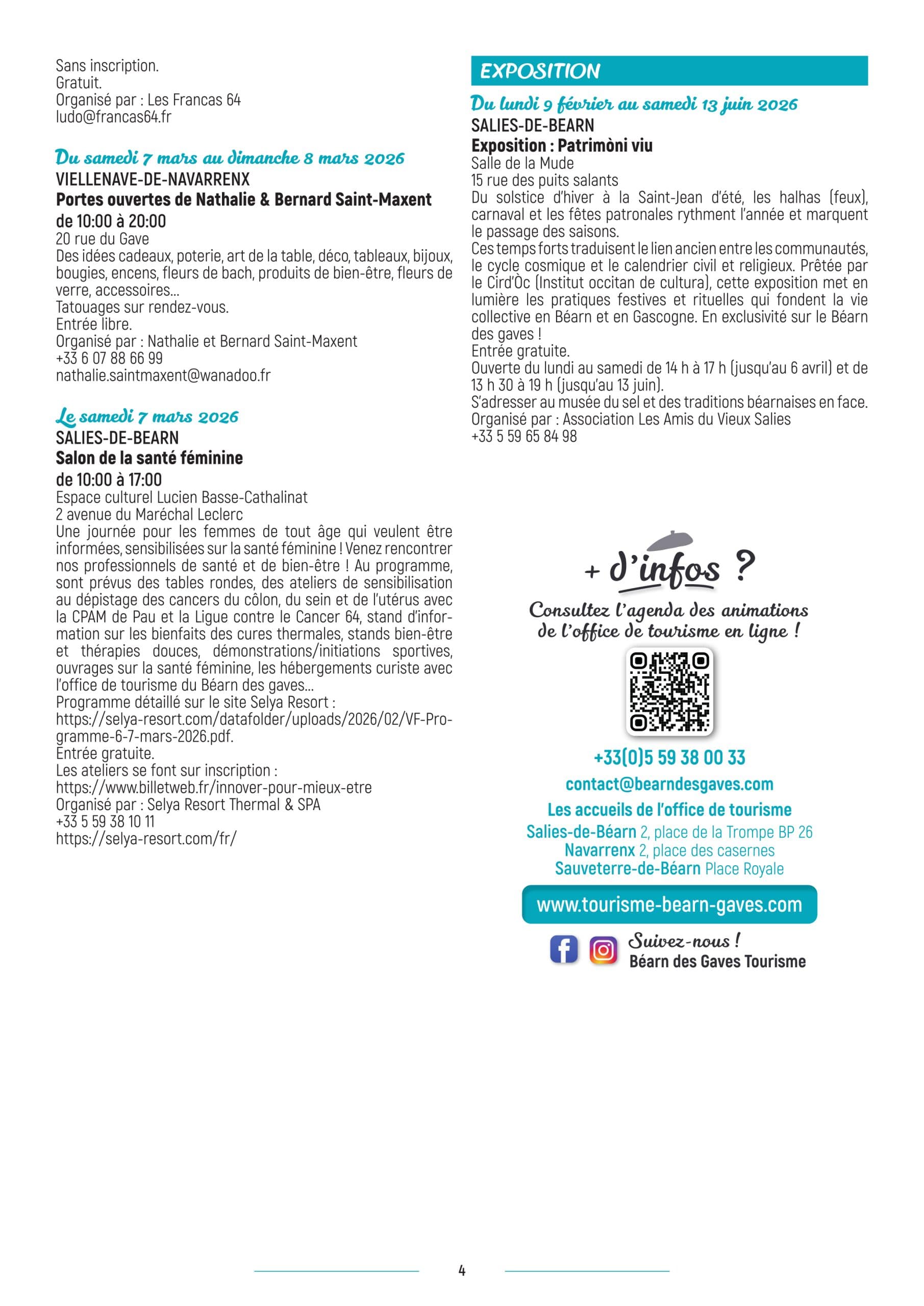 04 Salies de bearn thermes Agenda-animations-21-02-26-au-08-03-26 pour curiste